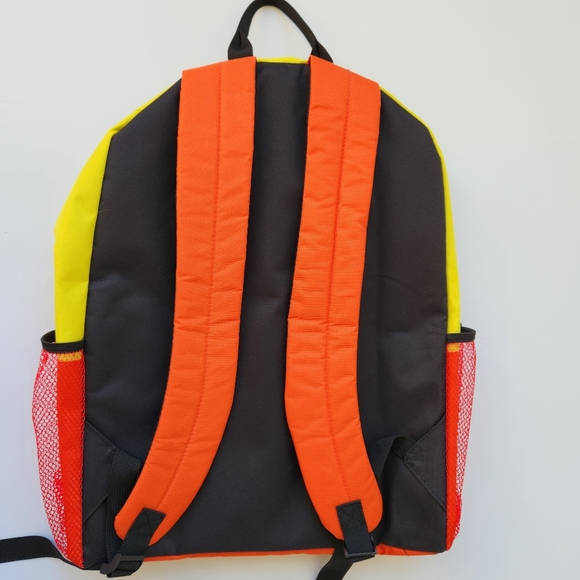 NEW Animaniacs Backpack Bag Orange Yellow Bright Colorblock WB Lootcrate Retro - Picture 7 of 11